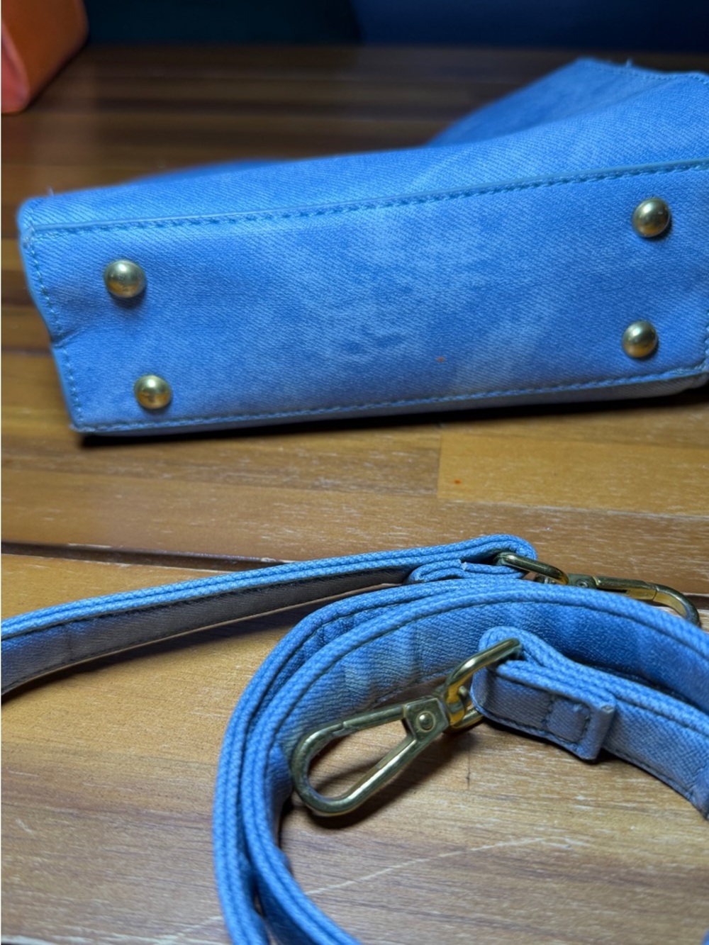 Brandon Blackwood End Systemic Racism Blue Mini Tote Bag with Detachable Strap - Picture 7 of 7